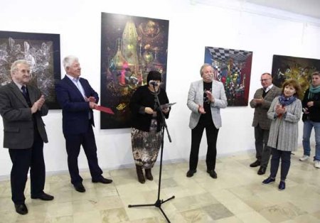 Открытие персональной выставки Константина Худякова в селе Балтай