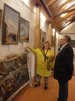 Opening of the exhibition "Bridges of art unify" at Trencin´s castle