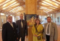 Открытие выставки картин «Мосты искусства объединяют» в Тренчанском Граде