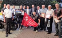 Ceremony in Bratislava dedicated to the fifth anniversary of the beginning of the seventies of the Great Patriotic War.