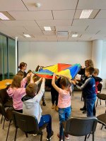 Социокультурные занятия для детей беженцев и перемещённых из Украины